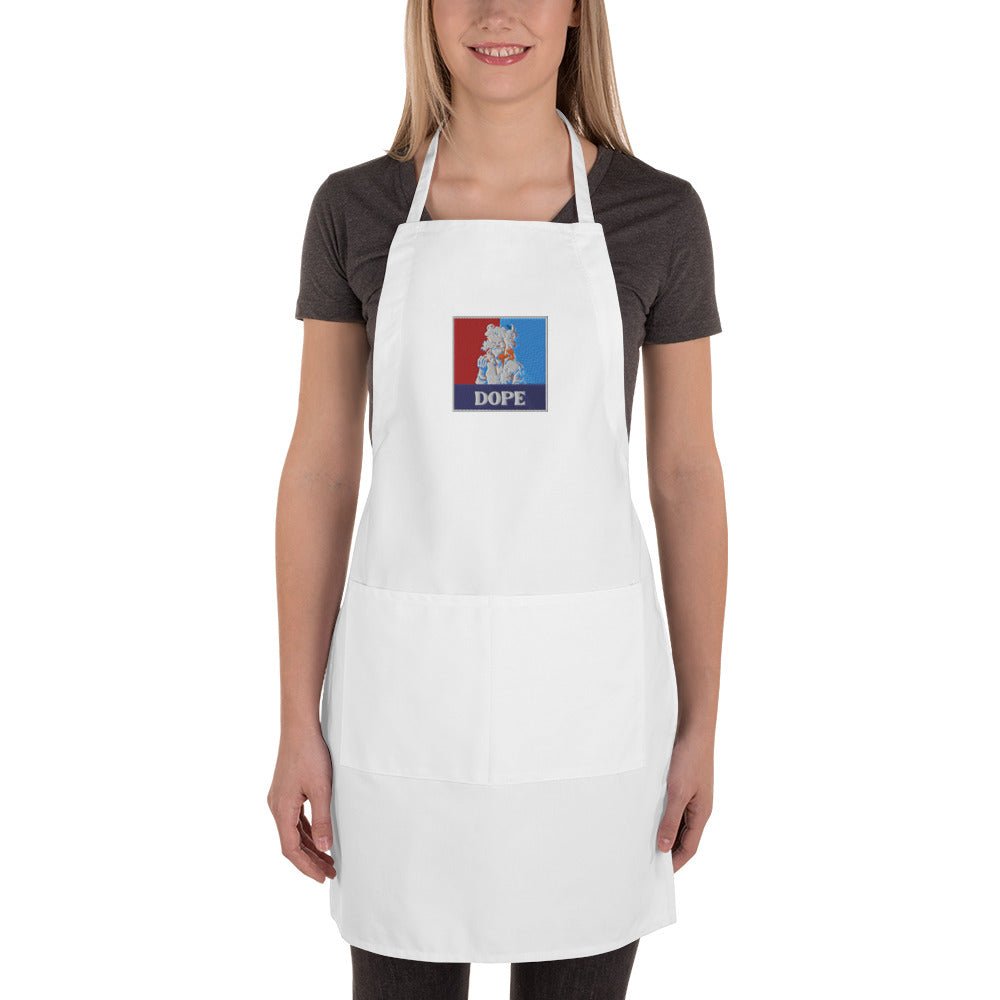 Dope Moony Embroidered Apron